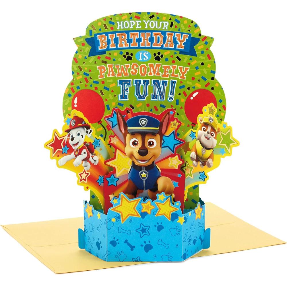 imageHallmark Paper Wonder Pop Up Birthday Card for Kids Paw Patrol