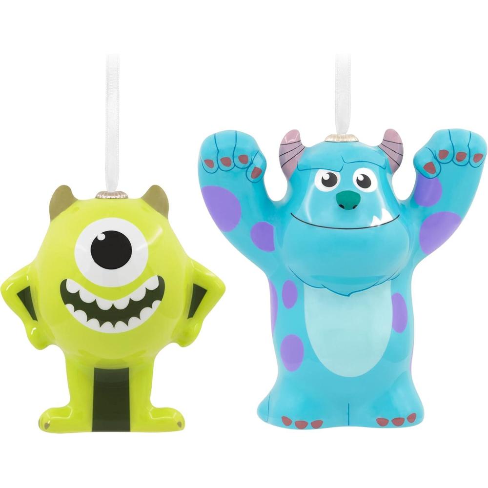 imageHallmark Paw Patrol Marshall and Rubble Decoupage Christmas Ornaments Set of 2Mike Wazowski and Sulley Decoupage