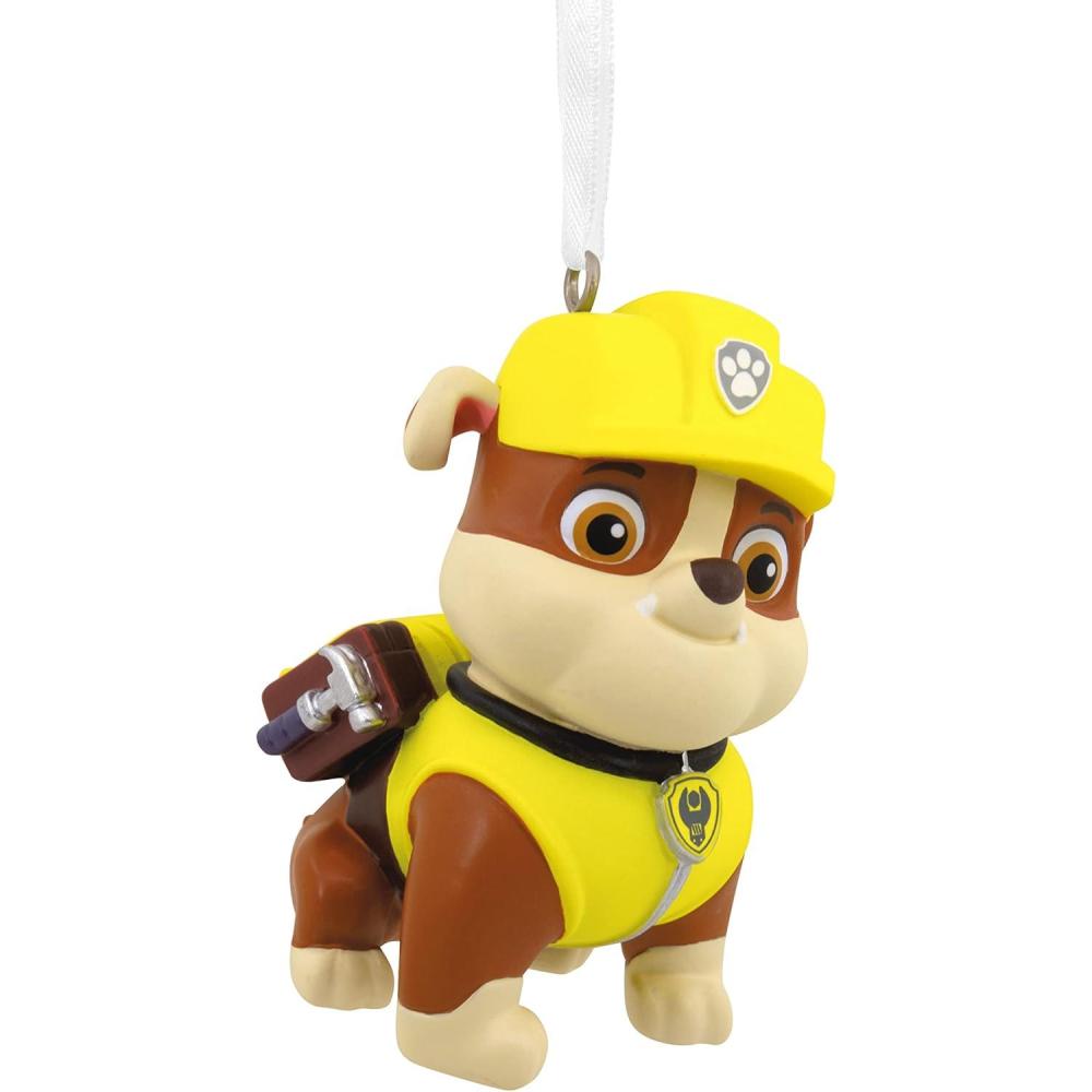 imageHallmark Paw Patrol Rubble Christmas OrnamentPaw Patrol Rubble
