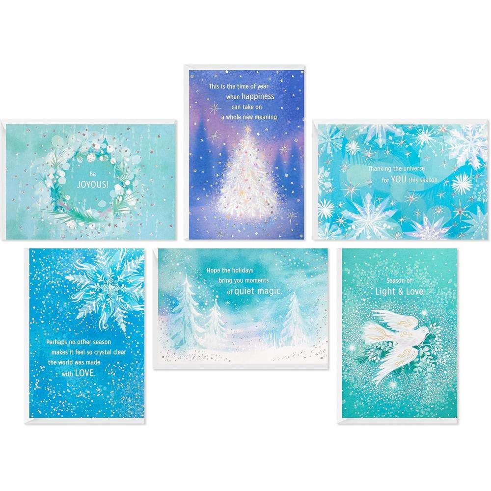 imageHallmark Religious Boxed Christmas Cards Assortment Nativity 40 Cards and EnvelopesSeason of Light