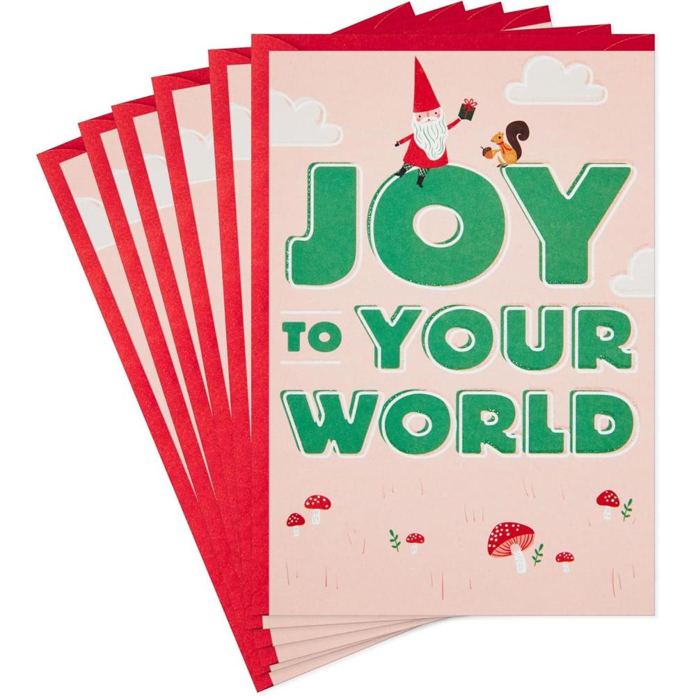 imageHallmark Religious Boxed Christmas Cards God is Good 16 Cards and EnvelopesGnome Joy  Pack of Cards
