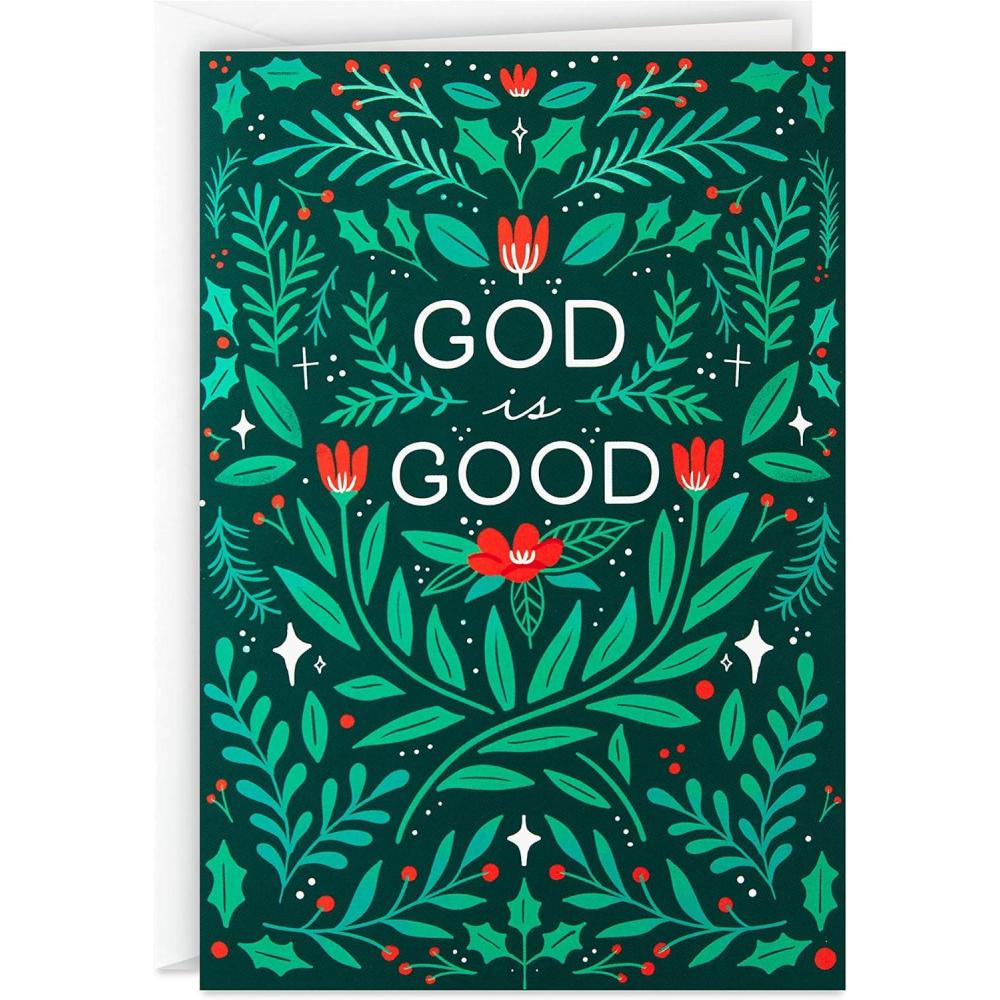 imageHallmark Religious Boxed Christmas Cards God is Good 16 Cards and EnvelopesGod is Good Holiday Cards