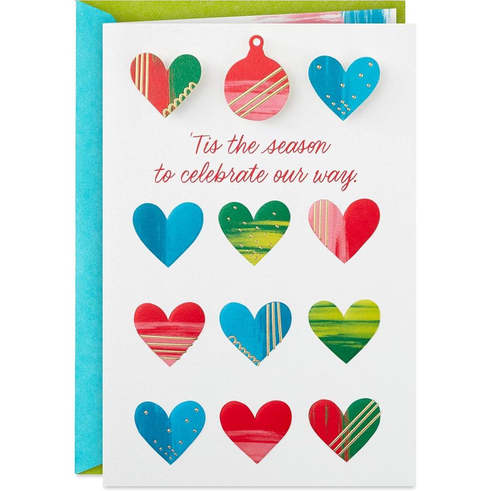 imageHallmark Romantic Christmas Card for Husband Wife Boyfriend Girlfriend Celebrate Our WayCelebrate Our Way Hearts