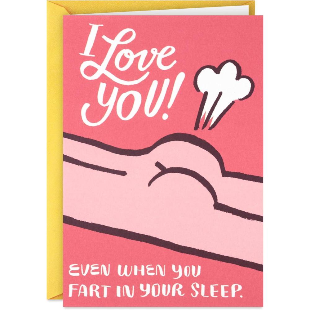 imageHallmark Shoebox Funny Anniversary Card Muffin and Coffee Puns for Love Friendship Valentines Day Galentines DayFart in Your Sleep