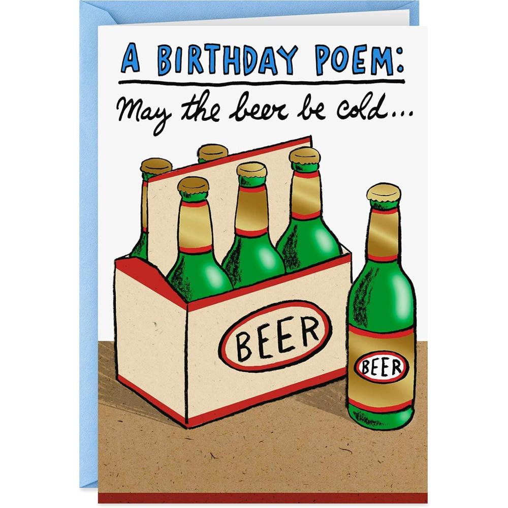 imageHallmark Shoebox Funny Birthday Card Cold Beers