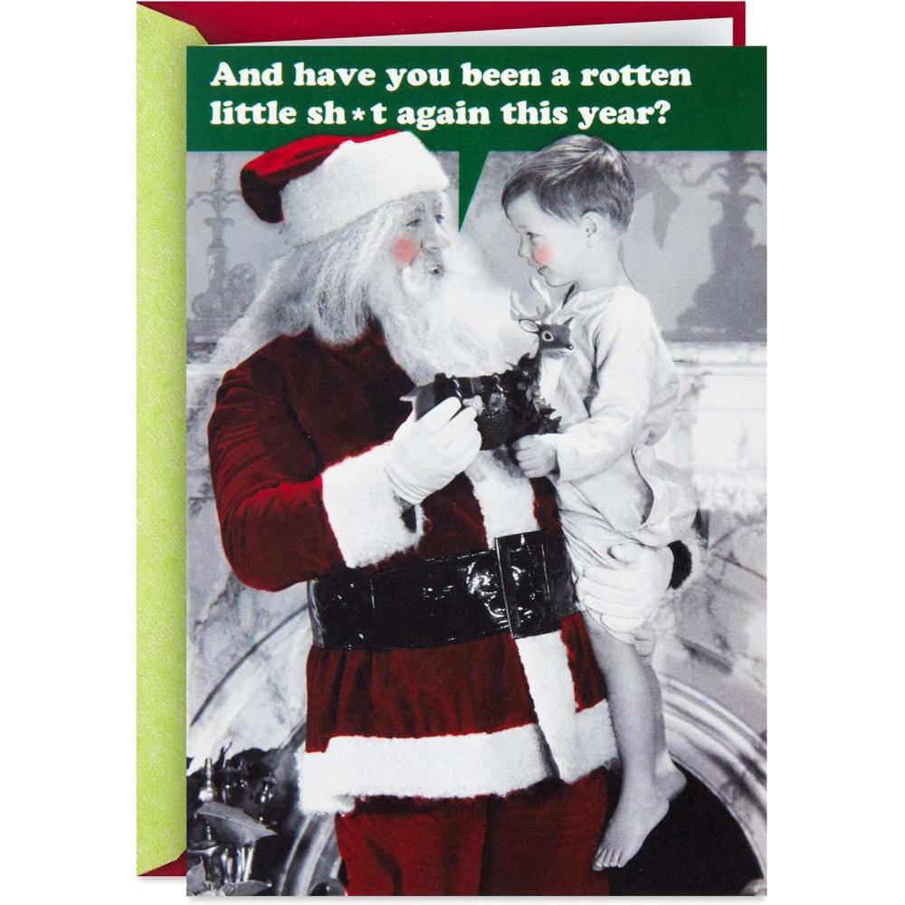 imageHallmark Shoebox Funny Christmas Card NaughtyLister