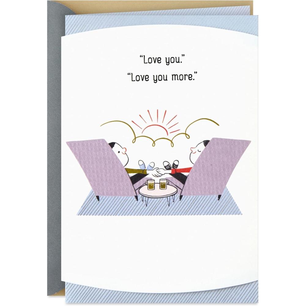 imageHallmark Shoebox Funny Love Card for Adults Got Your Attention for Valentines Day AnniversaryHe Said  He Said