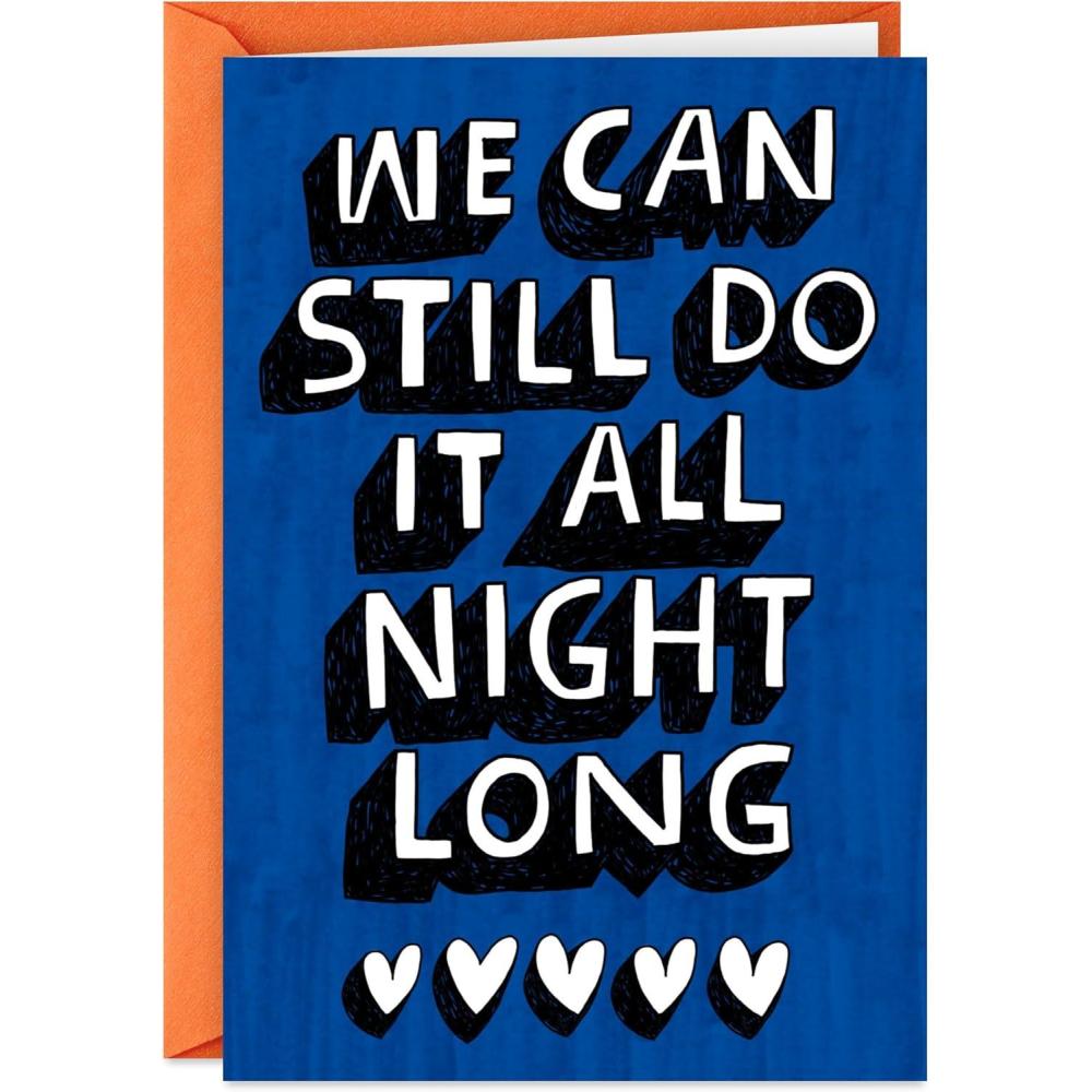 imageHallmark Shoebox Funny Valentines Day Card Nice Butt for Husband Wife Boyfriend GirlfriendAll Night Long