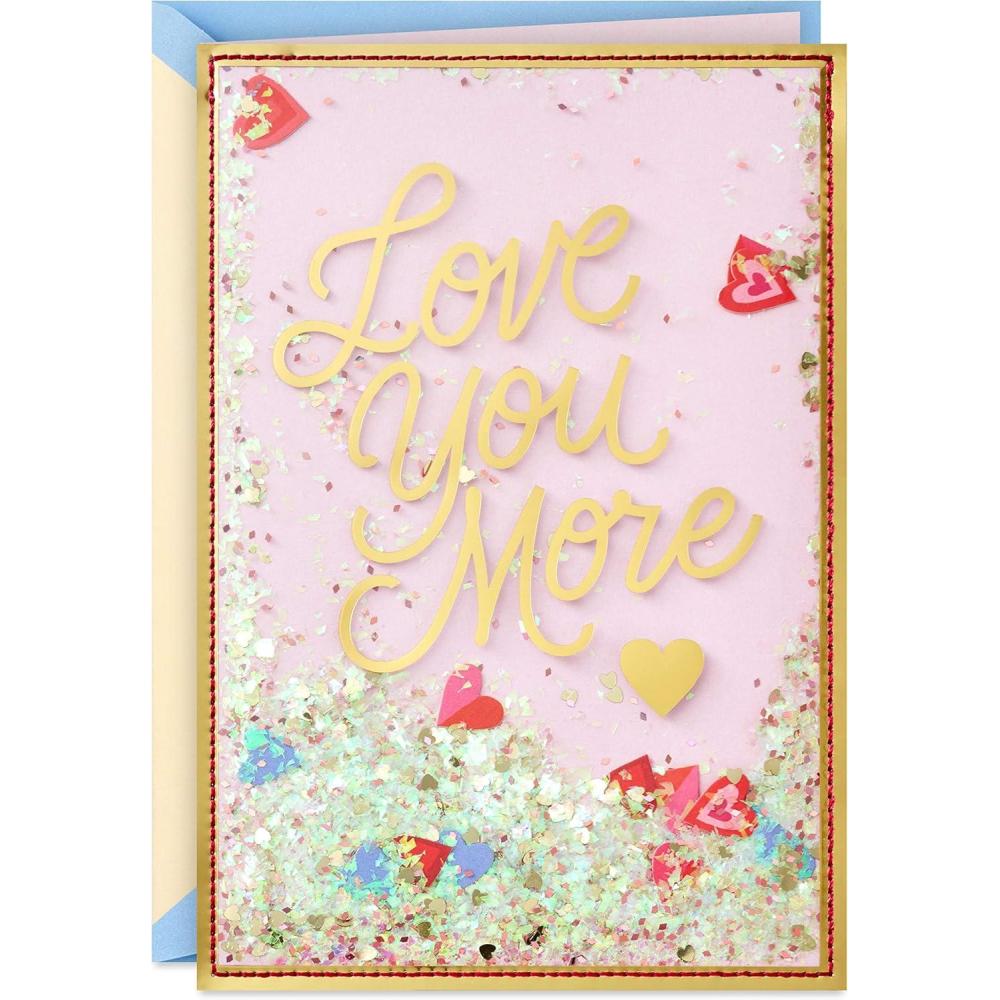 imageHallmark Signature Anniversary Card Day Filled with Love for Romantic Birthday Love Valentines DayDay Filled with Love