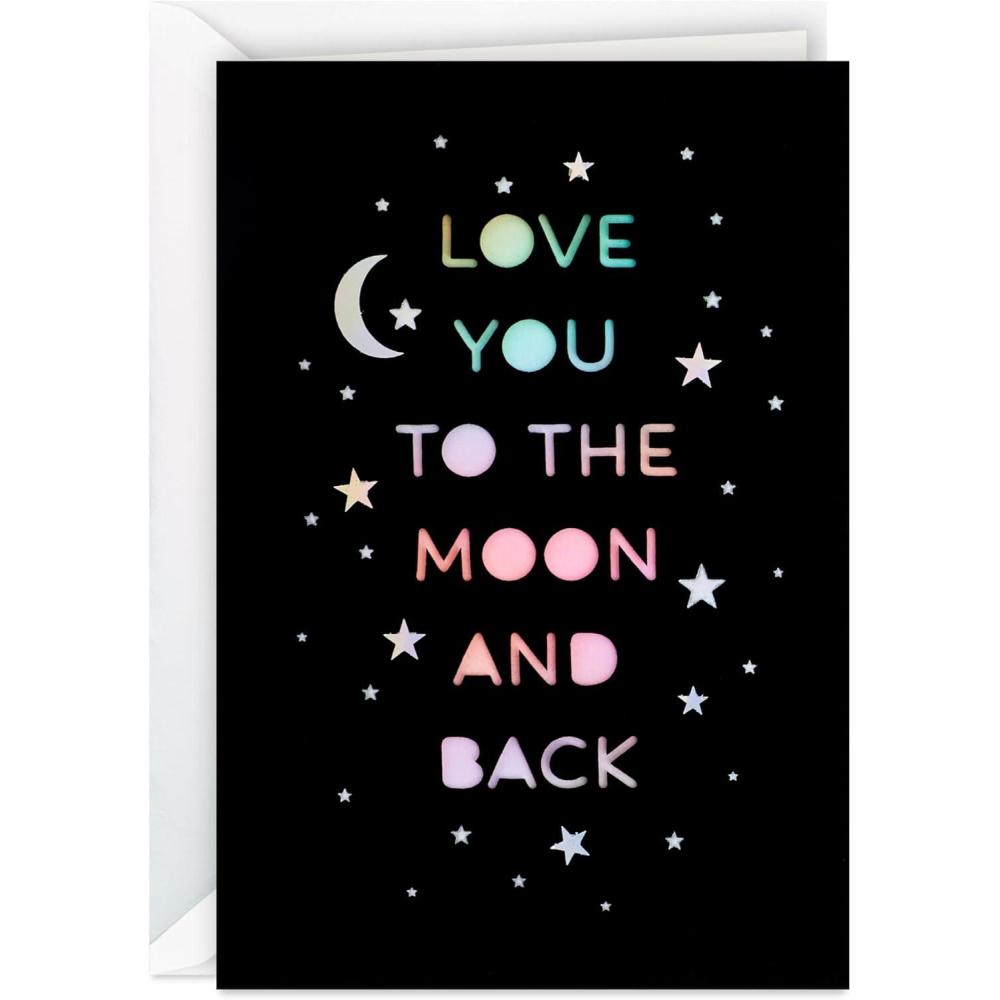 imageHallmark Signature Anniversary Card Gold and Woodgrain Love You More for Husband Wife Partner SpouseBirthday Card  Anniversary Card  Love Card  All Occasion Card