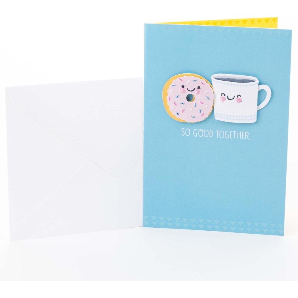 imageHallmark Signature Anniversary Card Written in the StarsCoffee and Doughnut
