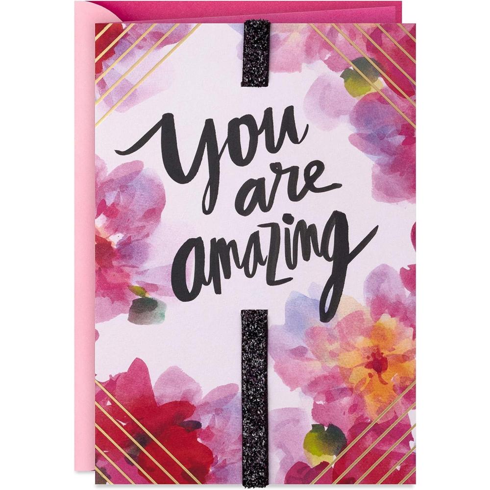 imageHallmark Signature Birthday Card for Her Colorful BalloonsYou Are Amazing