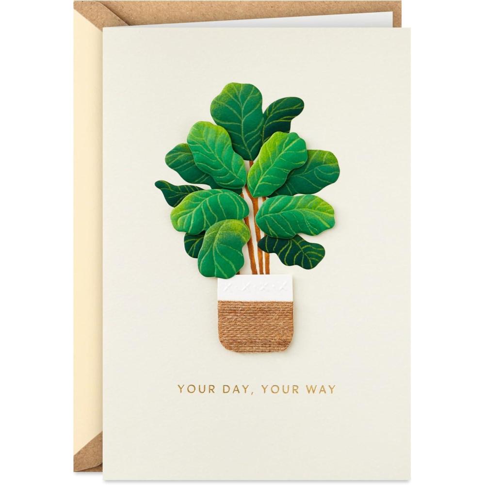 imageHallmark Signature Birthday Card for Her OrchidYour Day  Your Way