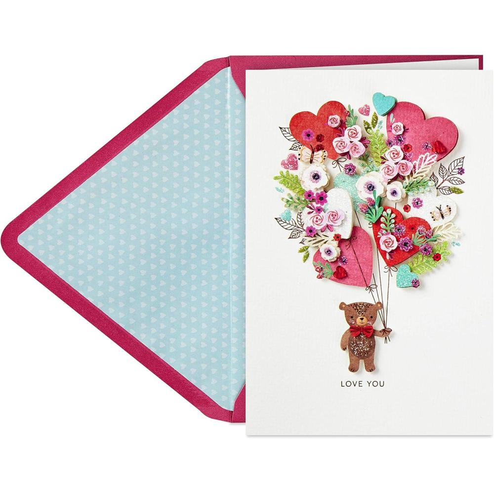 imageHallmark Signature Easter Card Easter WishesBear with Balloons
