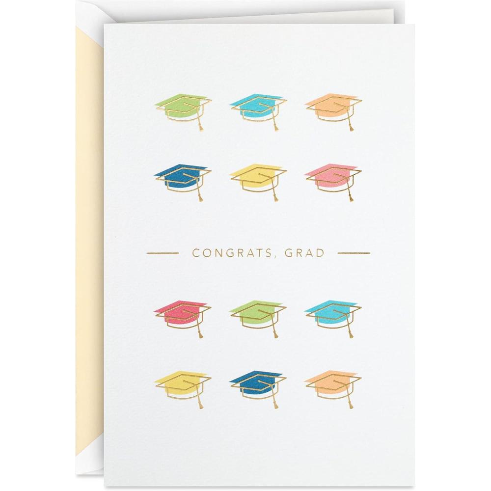 imageHallmark Signature Graduation Card Grad CapsGraduation Caps
