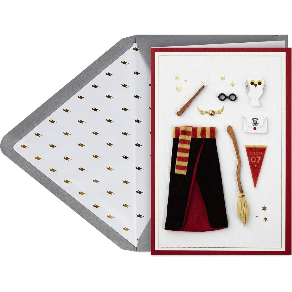 imageHallmark Signature Harry Potter Birthday Card Favorite ThingsFavorite Things