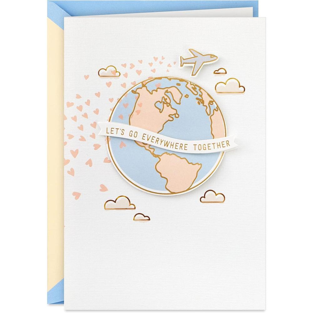 imageHallmark Signature Love Card So Happy I Have You Coffee for Birthday Anniversary Valentines DayLets Go Everywhere