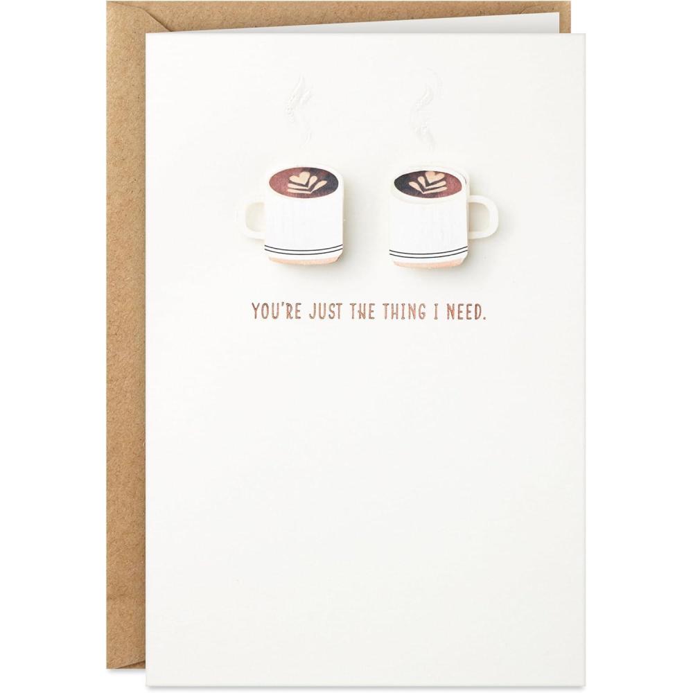 imageHallmark Signature Love Card So Happy I Have You Coffee for Birthday Anniversary Valentines DaySo Happy I Have You  Coffee