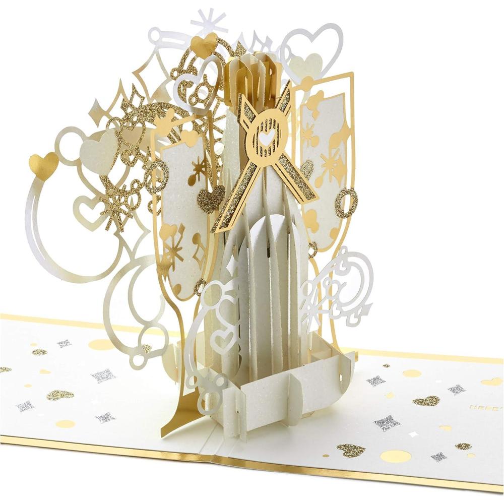 imageHallmark Signature Paper Wonder Pop Up Anniversary Card Pop the Champagne