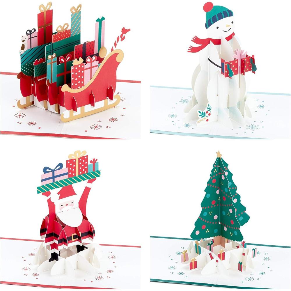 imageHallmark Signature Paper Wonder Pop Up Christmas Card Christmas TrainChristmas Pop Up Card Assortment