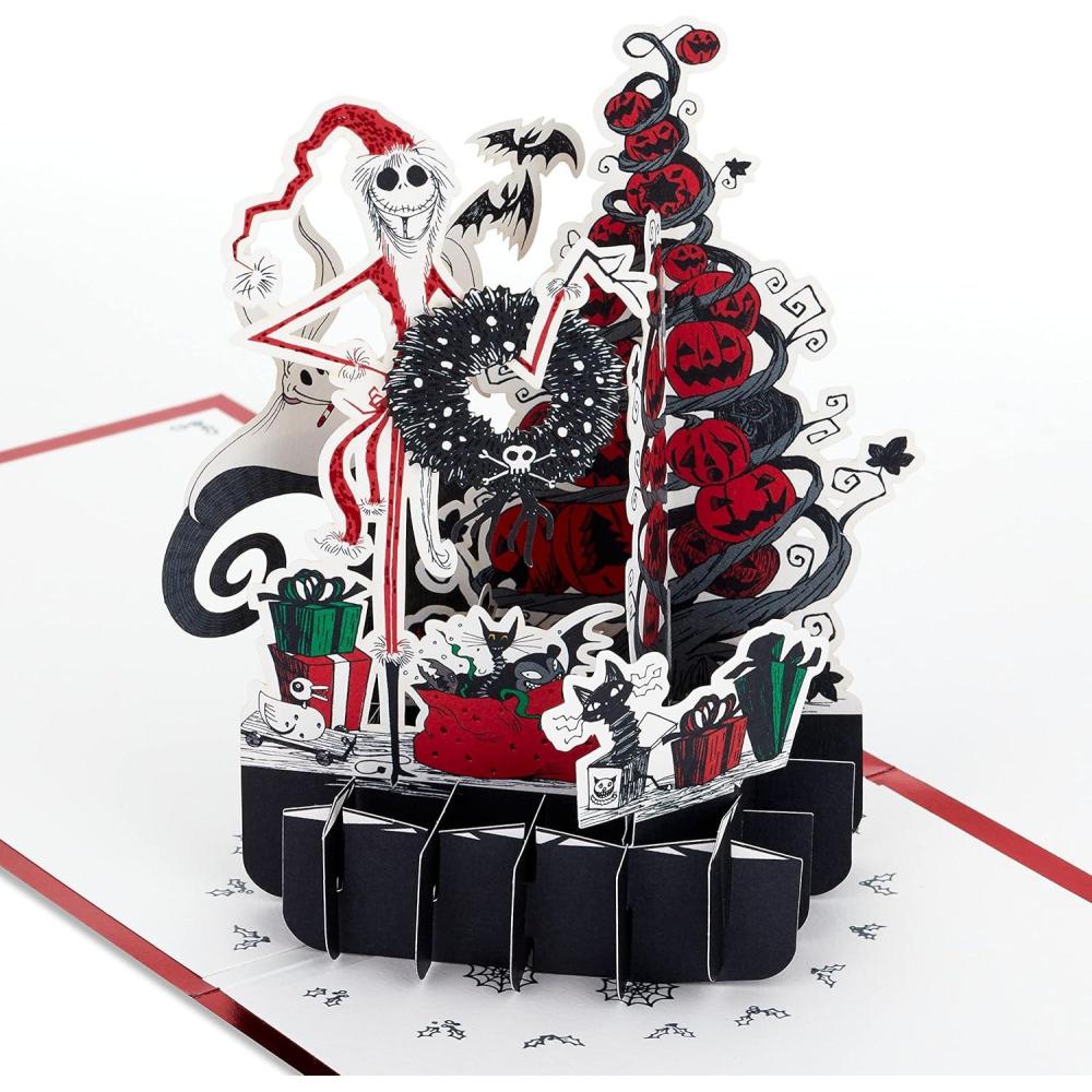 imageHallmark Signature Paper Wonder Pop Up Christmas Card Nightmare Before Christmas