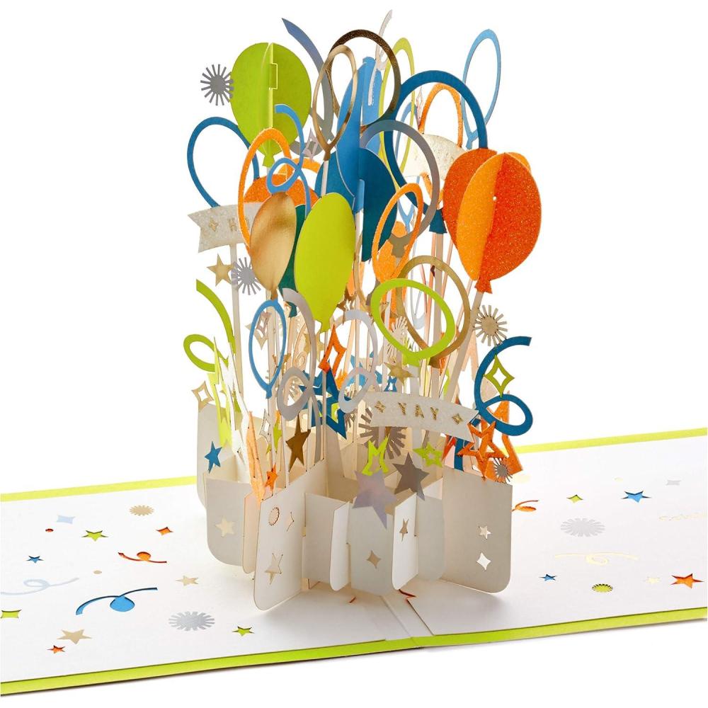 imageHallmark Signature Paper Wonder Pop Up Congratulations Card Fathers Day Card or Birthday Card Celebrate 1299RZH1130Pop Up  Celebrate