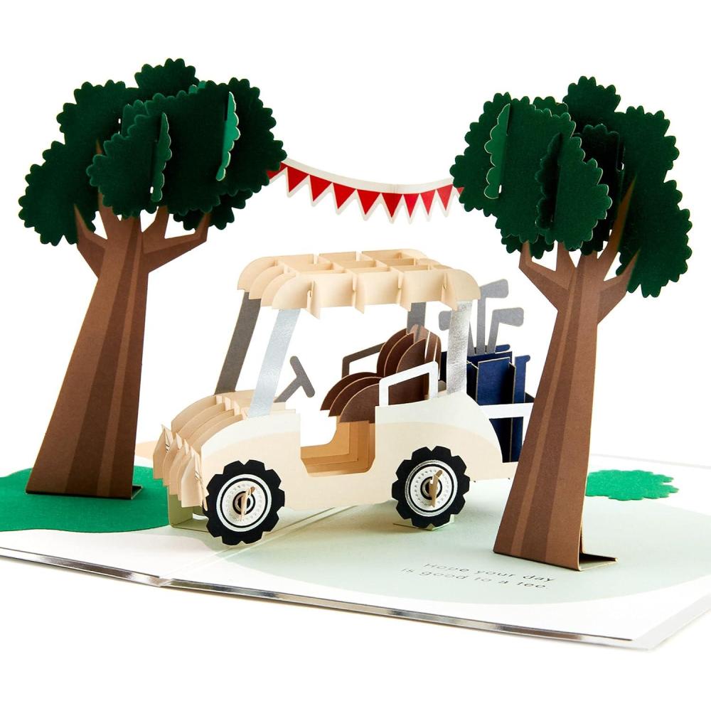 imageHallmark Signature Paper Wonder Pop Up Fathers Day Card for Dad GrillPop Up  Golf