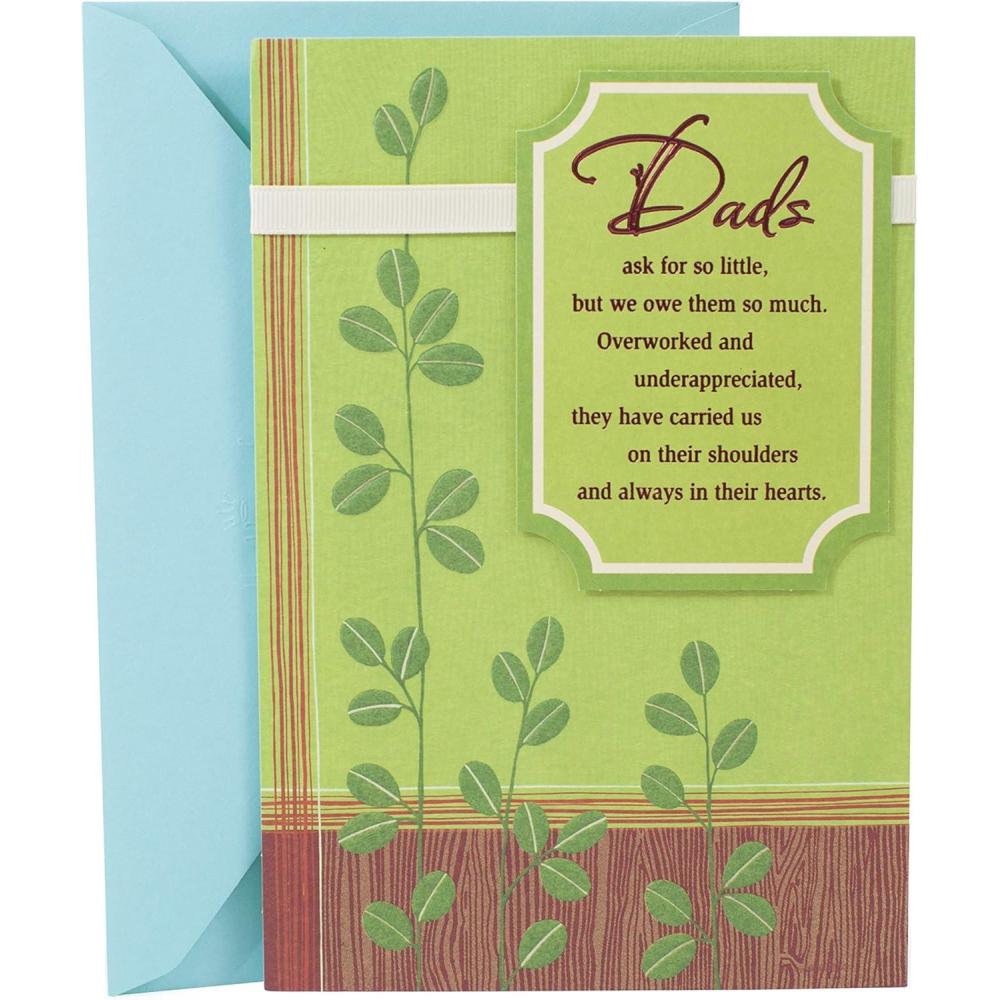 imageHallmark Signature Paper Wonder PopUp Fathers Day Card Fatherhood Is an Adventure Mountain Lake TreesLoved and Appreciated