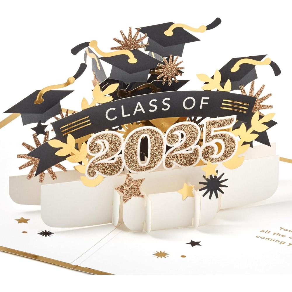 imageHallmark Signature Paper Wonder PopUp Graduation Card Class of 2025 for College High School Masters2025 Grad