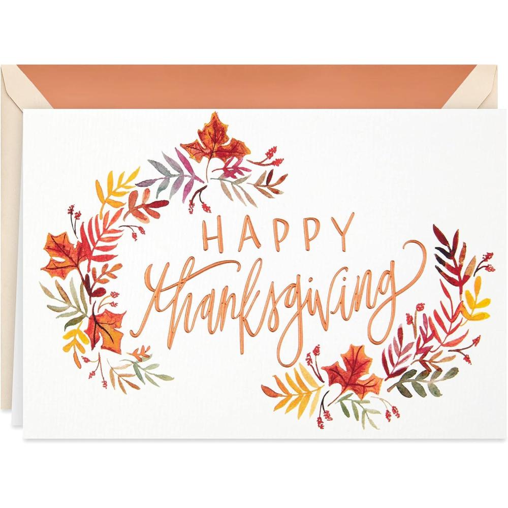 imageHallmark Signature Thanksgiving Card Blessings and LoveBlessings and Love