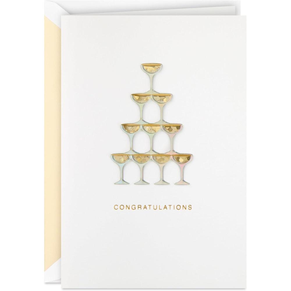 imageHallmark Signature Wedding Card Just the BeginningChampagne