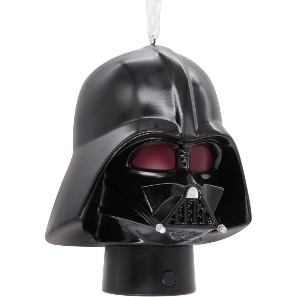 imageHallmark Star Wars Darth Vader Helmet Christmas Ornament with LightDarth Vader