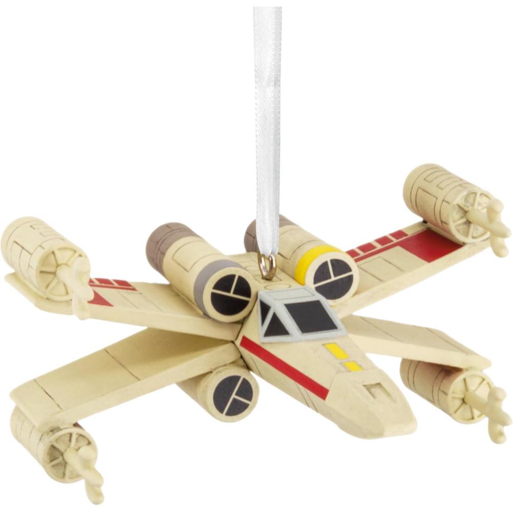 imageHallmark Star Wars XWing Starfighter Christmas Ornament Gifts for Star Wars Fans
