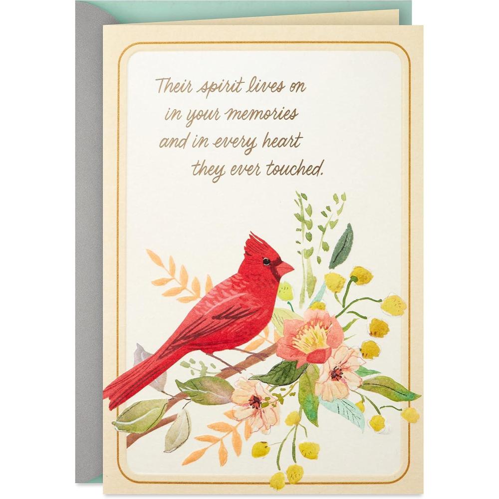 imageHallmark Sympathy Card Spirit Lives On 5RZB2131Love Sees Us Through