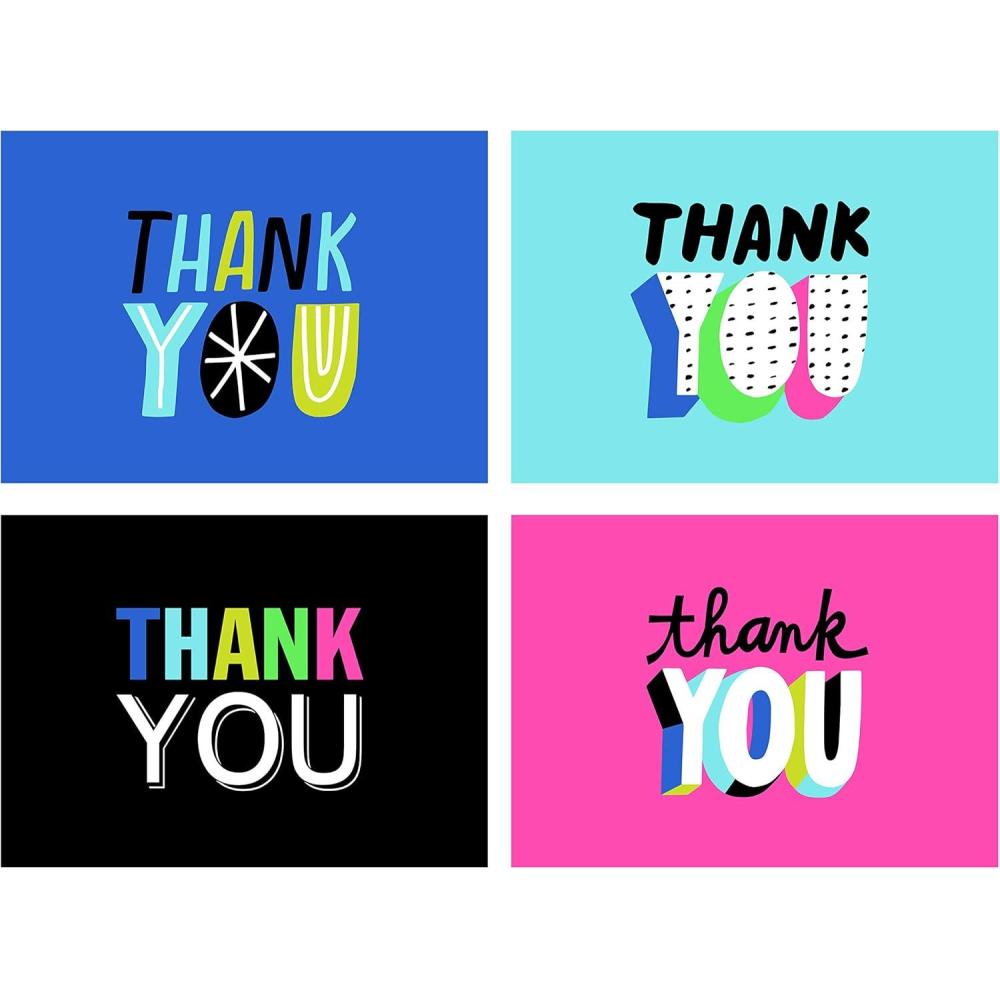 imageHallmark Thank You Cards Assortment Cute Dogs 48 Cards and EnvelopesColorful Thanks