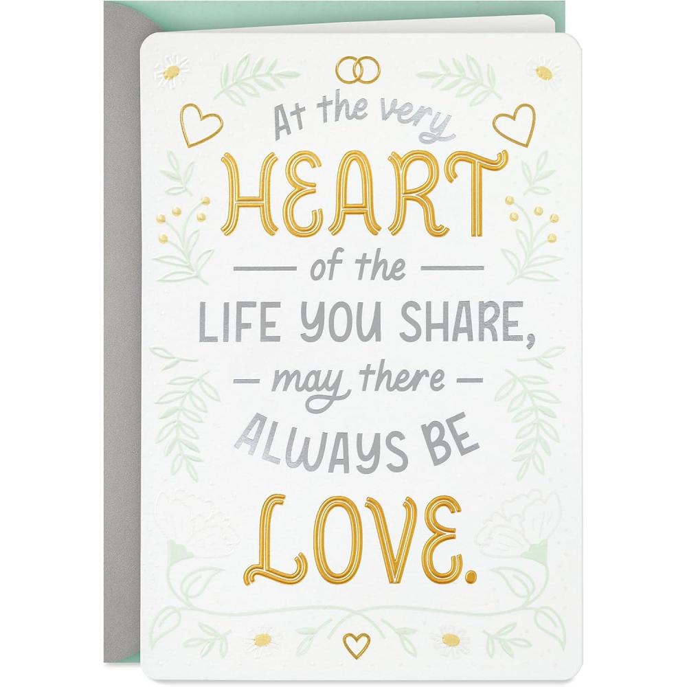 imageHallmark Wedding Card Bridal Shower Card or Engagement Card Enjoy the JourneyMay There Always Be Love