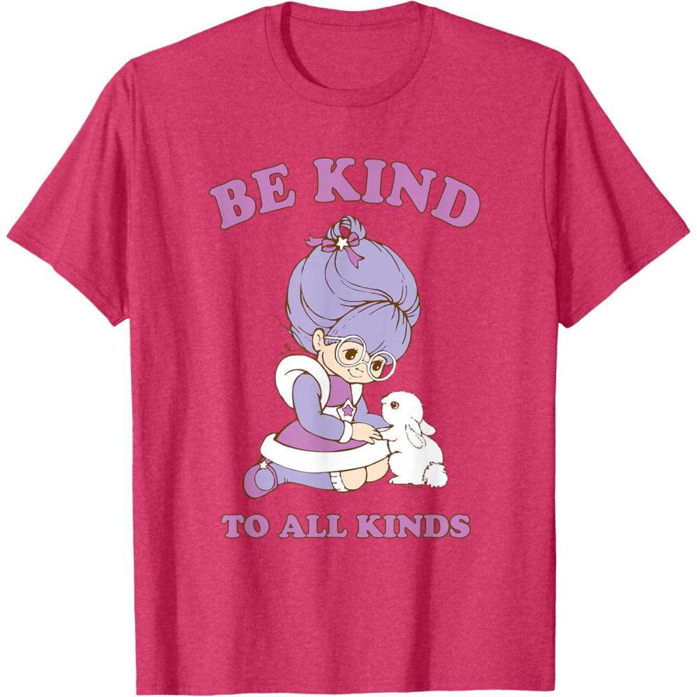 imageRainbow Brite Be Kind To All Kinds Shy Violet ampamp Bunny TShirtRed Heather