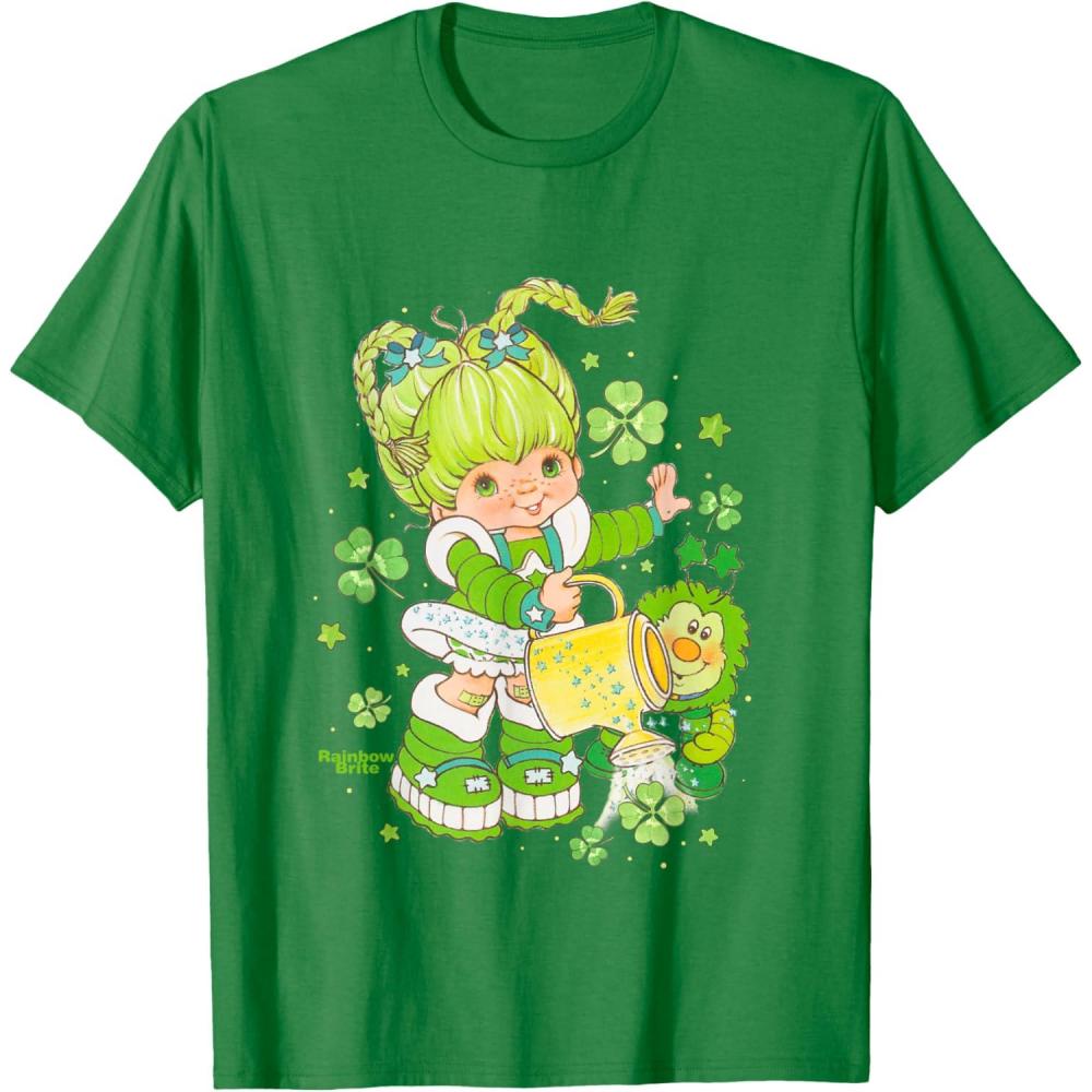 imageRainbow Brite St Patricks Day Patty OGreen ampamp Sprite TShirtKelly Green