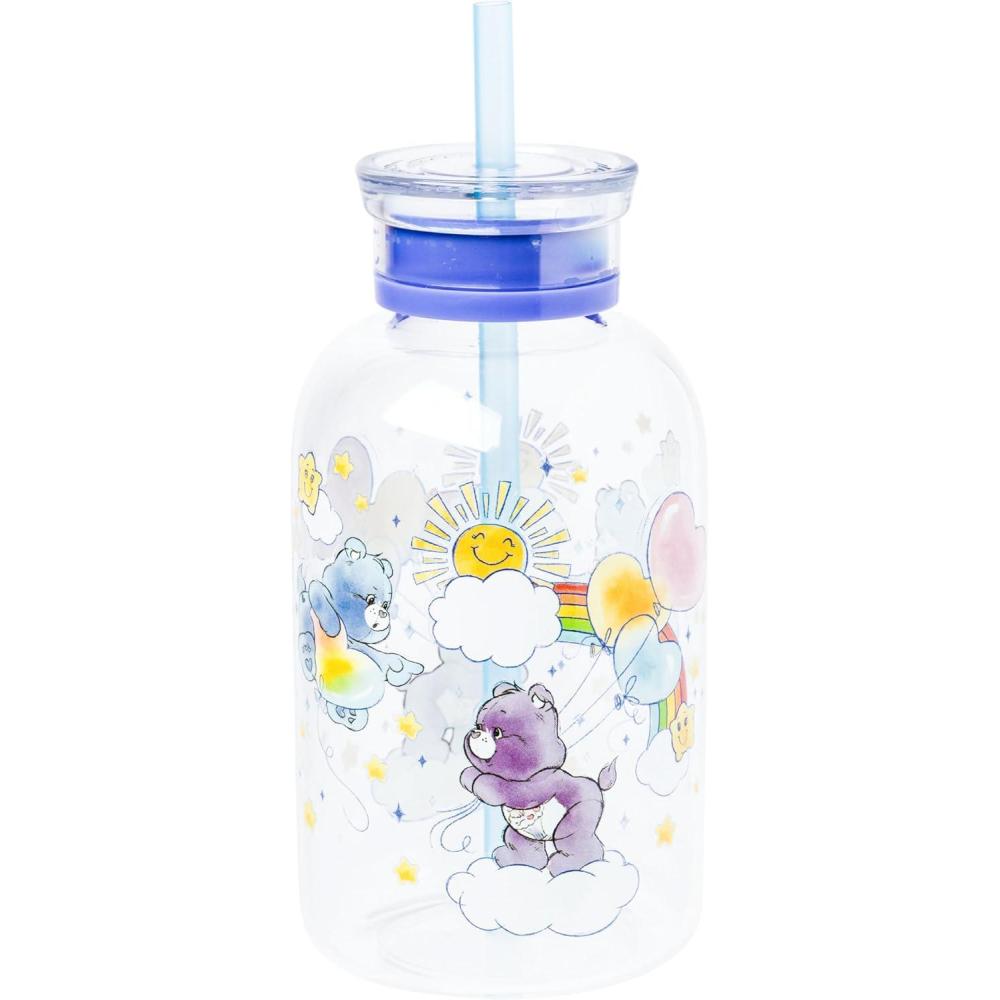 imageSilver Buffalo Rainbow Brite Featuring Twink Puppy Brite and Starlite Plastic Milk Carton Pitcher Bottle 162 OuncesCare Bears Rainbow and Sunshine