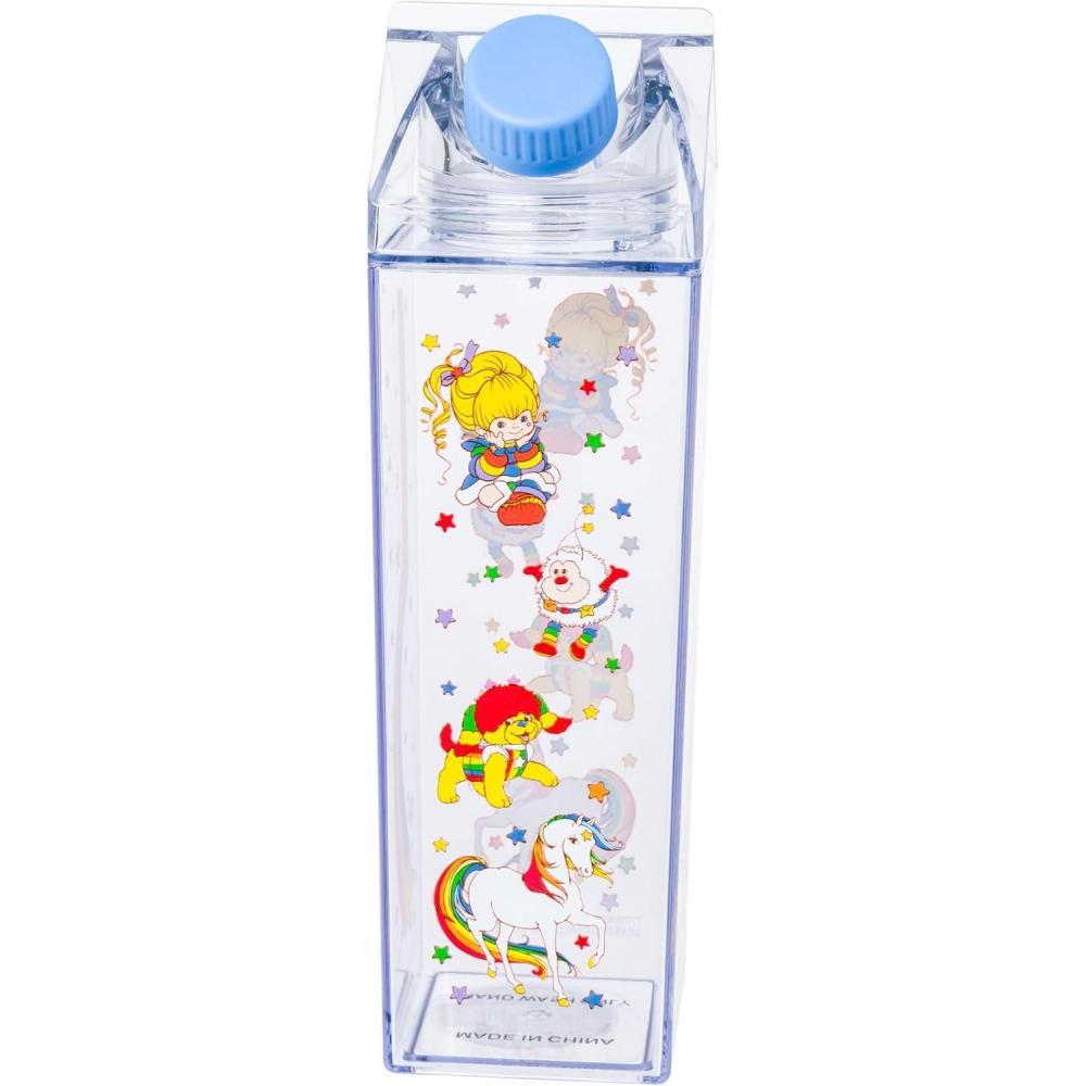imageSilver Buffalo Rainbow Brite Featuring Twink Puppy Brite and Starlite Plastic Milk Carton Pitcher Bottle 162 OuncesRainbow Brite
