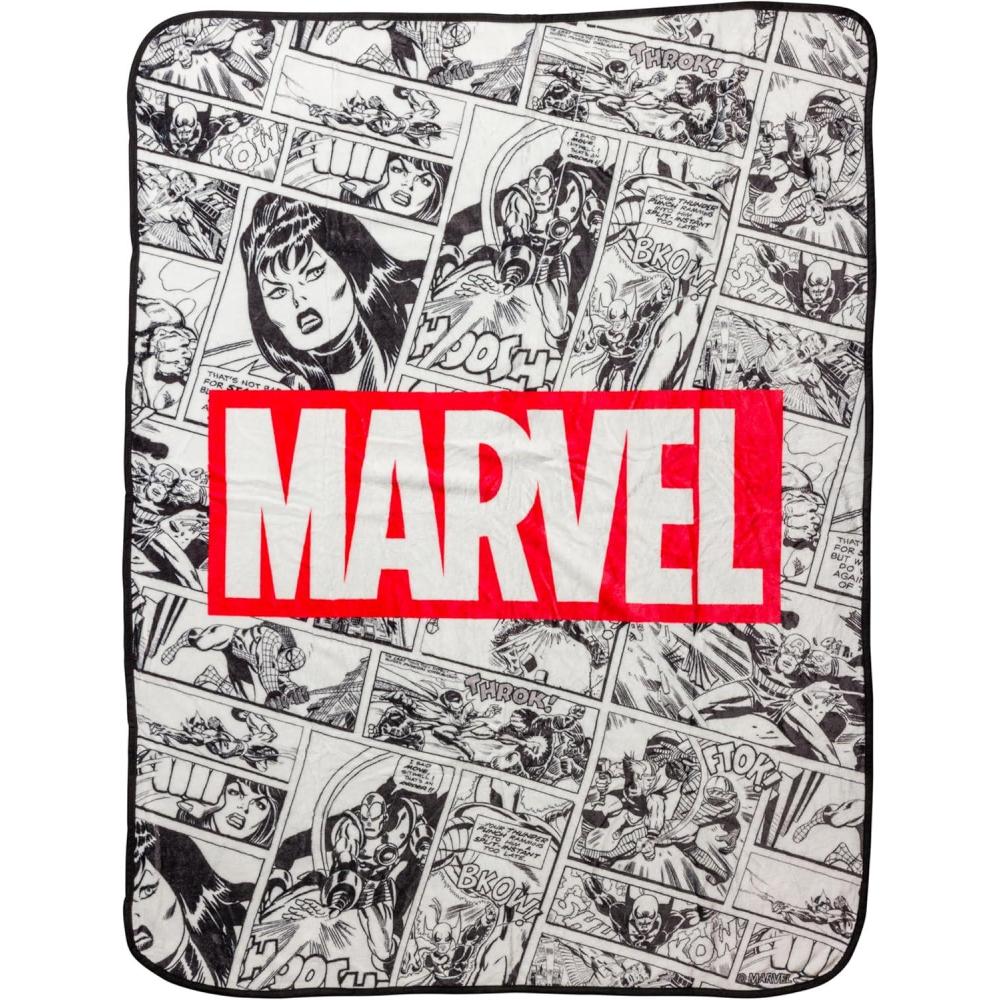 imageSilver Buffalo Rainbow Brite Plush Raschel Throw Blanket Featuring Rainbow Land 45quot x 60quotMarvel Avengers Comics