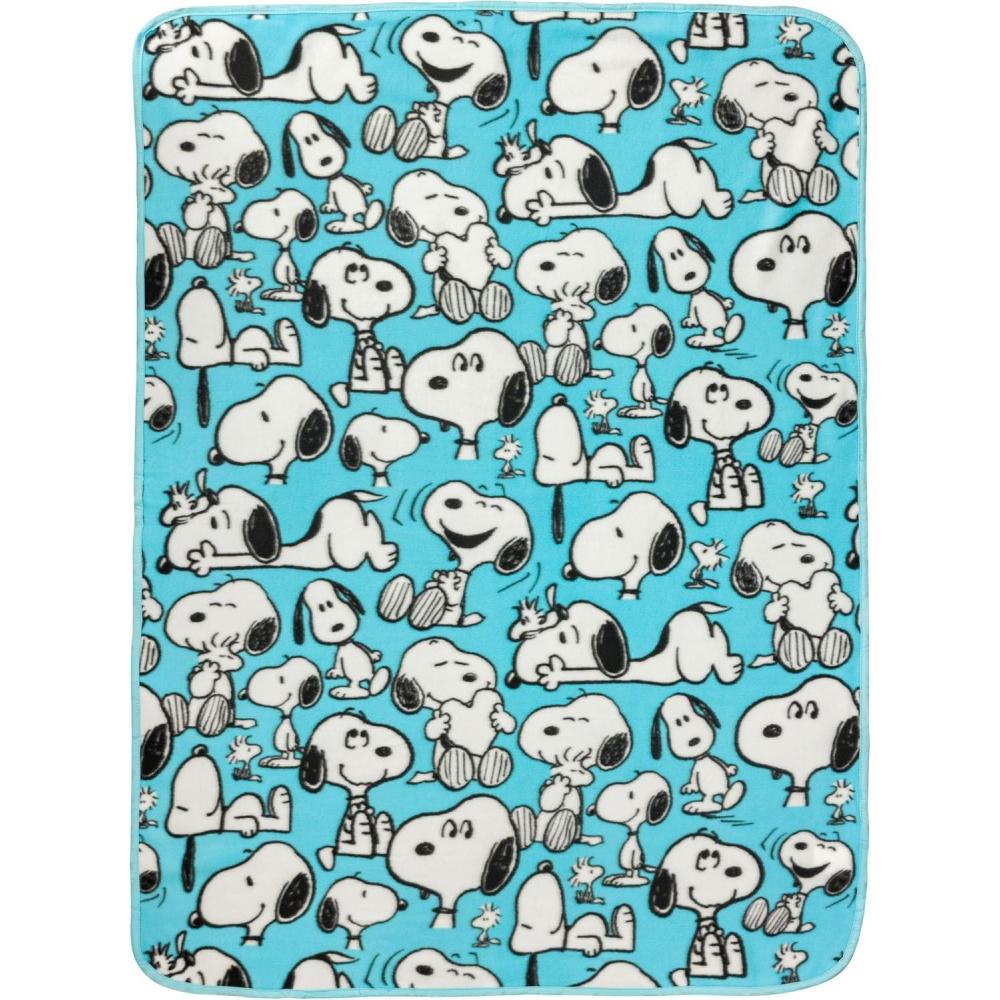 imageSilver Buffalo Rainbow Brite Plush Raschel Throw Blanket Featuring Rainbow Land 45quot x 60quotPeanuts Snoopy
