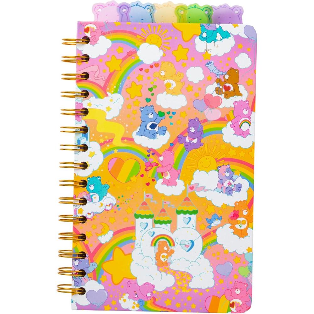 imageSilver Buffalo Rainbow Brite RB Starlite Twink Star 8quot x 5quot Spiral Tabbed NotebookCare Bears