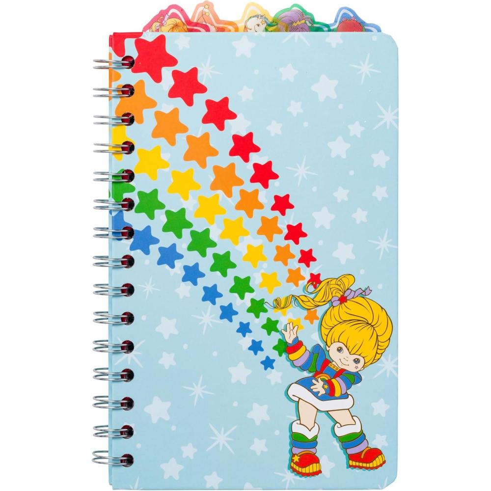 imageSilver Buffalo Rainbow Brite RB Starlite Twink Star 8quot x 5quot Spiral Tabbed NotebookRainbow Brite