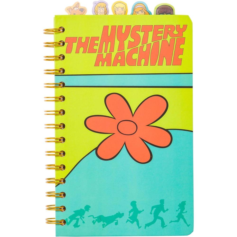 imageSilver Buffalo Rainbow Brite RB Starlite Twink Star 8quot x 5quot Spiral Tabbed NotebookWarner Bros Scooby Doo