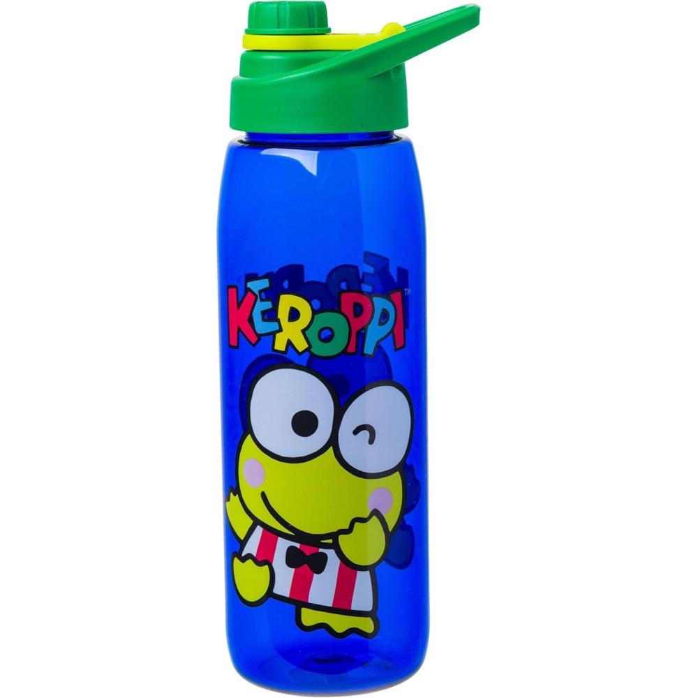 imageSilver Buffalo Rainbow Brite and Twink Sparkle Water Bottle with ScrewOn Lid 28 OuncesSanrio Keroppi