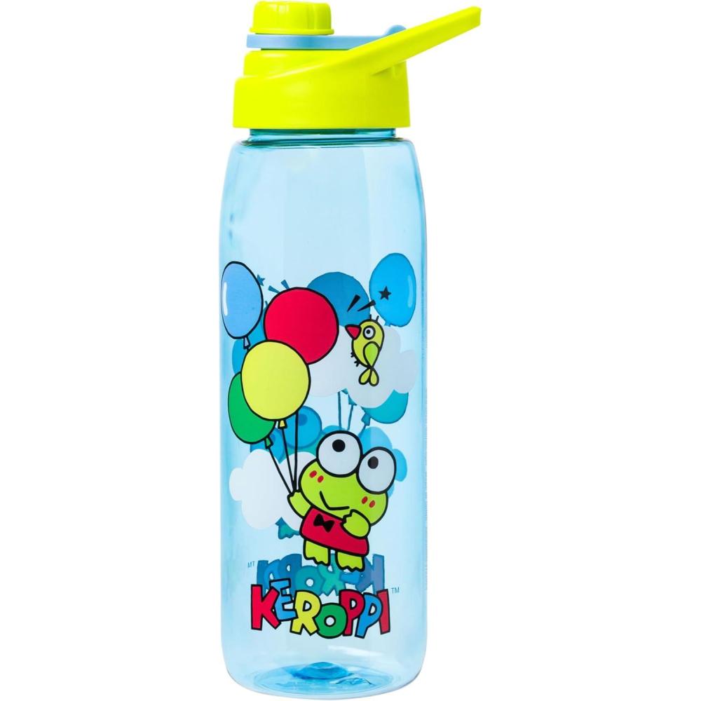 imageSilver Buffalo Rainbow Brite and Twink Sparkle Water Bottle with ScrewOn Lid 28 OuncesSanrio Keroppi Flying