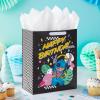 Birthday Hallmark Disney 13″ Large Gift Bag with Tissue Paper (Minnie Mouse, Yellow and Orange with Pink Polka Dots), Kids, Adults, Fans(Lilo and Stitch)