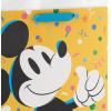 Birthday Hallmark Disney 13″ Large Gift Bag with Tissue Paper (Minnie Mouse, Yellow and Orange with Pink Polka Dots), Kids, Adults, Fans(Mickey Mouse)