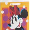 Birthday Hallmark Disney 13″ Large Gift Bag with Tissue Paper (Minnie Mouse, Yellow and Orange with Pink Polka Dots), Kids, Adults, Fans(Minnie Mouse)